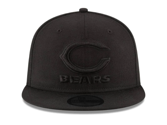 Chicago Bears New Era  Black & Black 9FIFTY Snapback