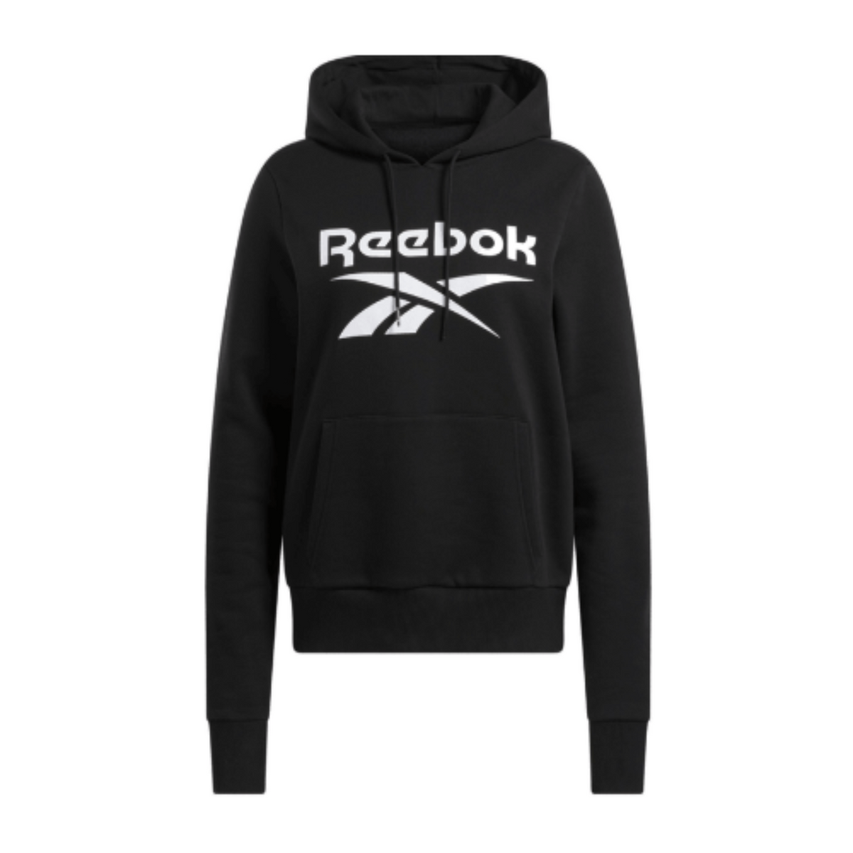 Women's Reebok Identity Big Logo Fleece Pullover Hoodie (Black)